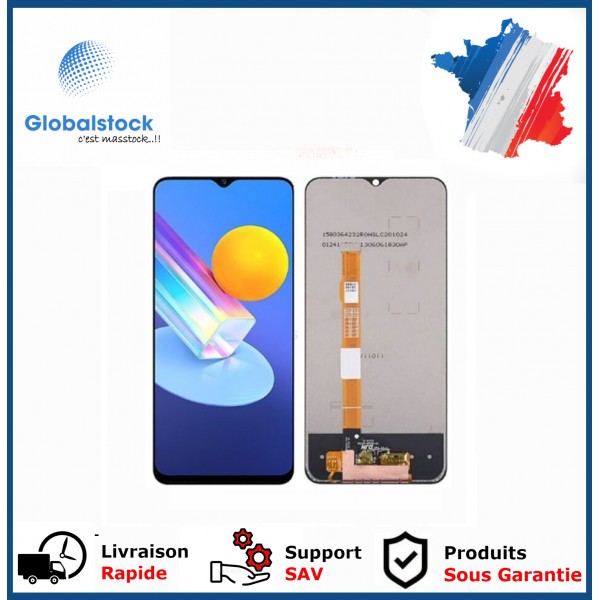 Écran Vivo Y52 5G LCD + vitre tactile - kit outils complet avec outils