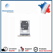 Tiroir lecteur sim pour Samsung Galaxy A53 5G Argent/ Blanc