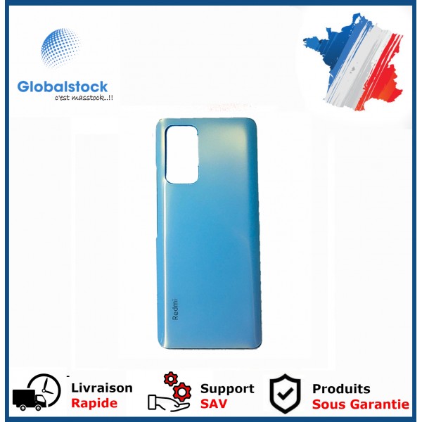 Vitre arrière XIAOMI REDMI NOTE 10 NOTE 10 PRO (5G) M2103K19G Bleu - Envoi gratuit 24h