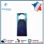 Vitre arrière pour XIAOMI MI 10T LITE ( 5G ) M2007J17G bleu LOGO + CE