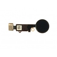 Nappe bouton home factice pour iPhone 7 Noir