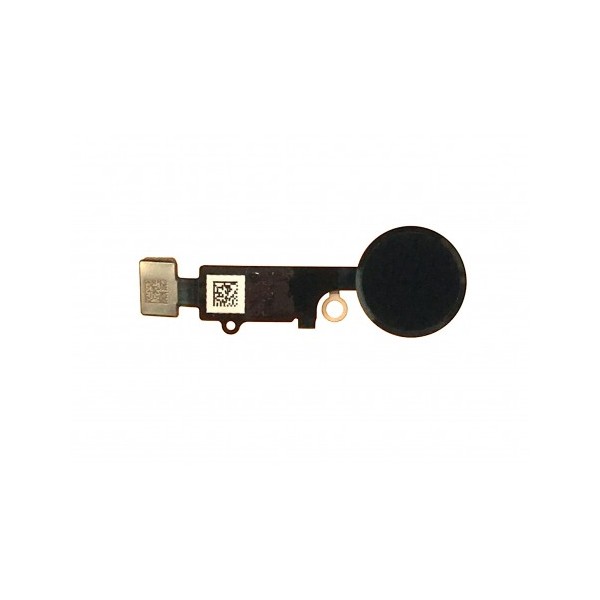 Nappe bouton home factice pour iPhone 7 Noir