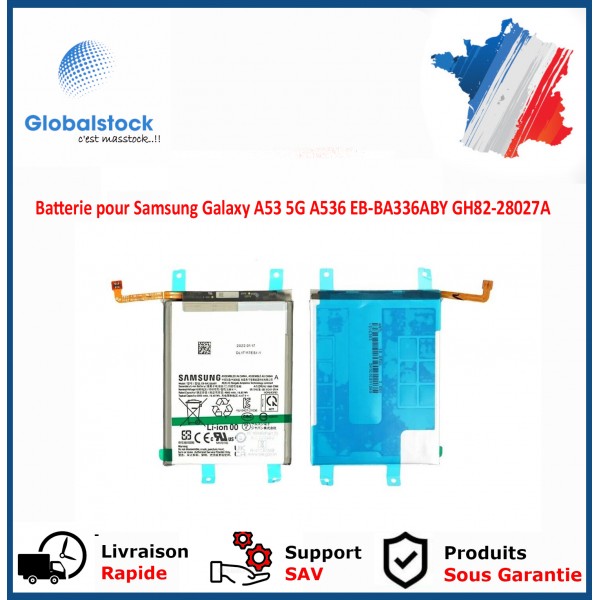 Batterie Samsung Galaxy A53 5G A536 EB-BA336ABY GH82-28027A - Qualité premium, envoi rapide