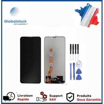 Ecran LCD + Vitre tactile pour Oppo A77 5G CPH2339 Noir + Outils