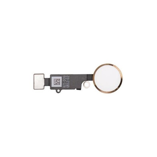 Nappe bouton home factice pour  iPhone 7 OR/Gold