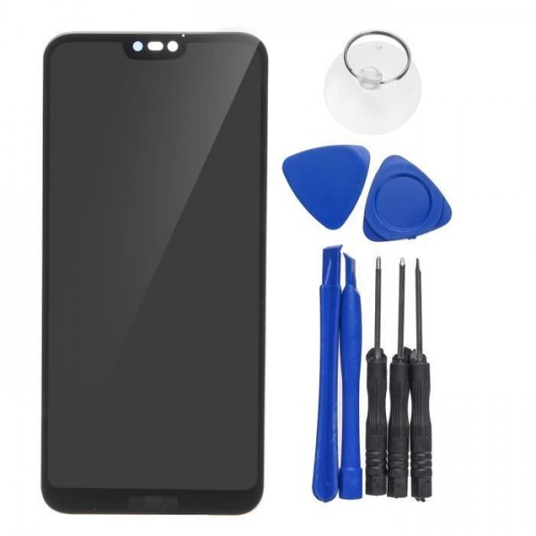 Ecran LCD + Vitre tactile pour Huawei P20 Lite Noir + Outils