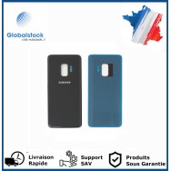 Vitre arrière galaxy s9 noir logo + ce