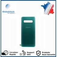 Vitre arrière galaxy s10 vert logo + ce