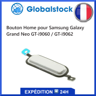 Bouton Home pour Samsung Galaxy Grand Neo GT-i9060 / GT-i9062 blanc