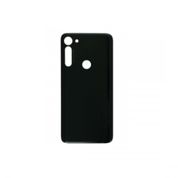 Vitre arrière ( Cache batterie) avec adhésive pour Motorola Moto G8 Power Noir