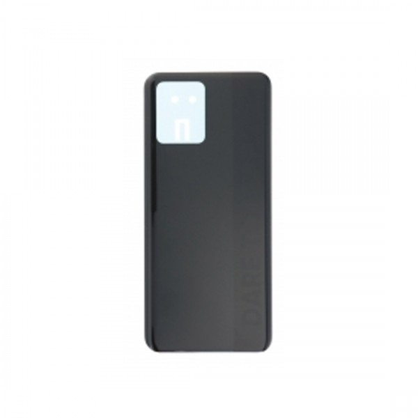 Vitre arrière ( Cache batterie) avec adhésive pour Realme 8 4G Noir