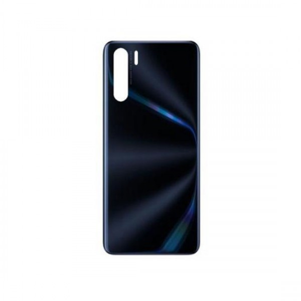Vitre arrière ( Cache batterie) avec adhésive pour Oppo A91 Noir