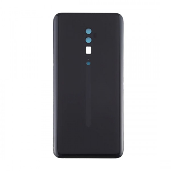 Vitre arrière ( Cache batterie) avec adhésive pour Oppo Reno 10x zoom Noir HQ