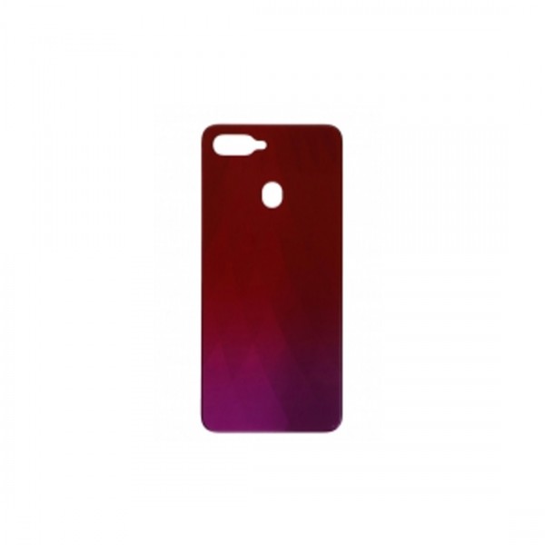 Vitre arrière ( Cache batterie) pour Oppo A7x Rouge