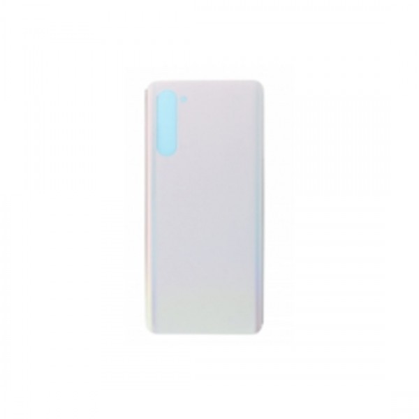 Vitre arrière ( Cache batterie) avec adhésive pour Oppo Reno3 Blanc
