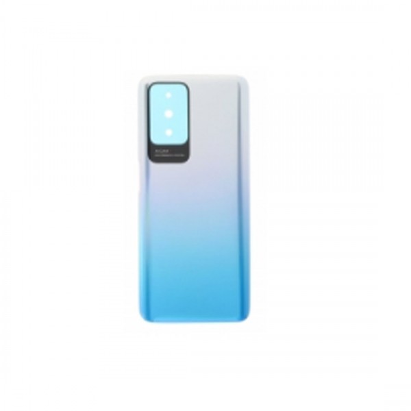 Vitre arrière ( Cache batterie) avec adhésive pour Xiaomi Redmi 10 Prime Bleu