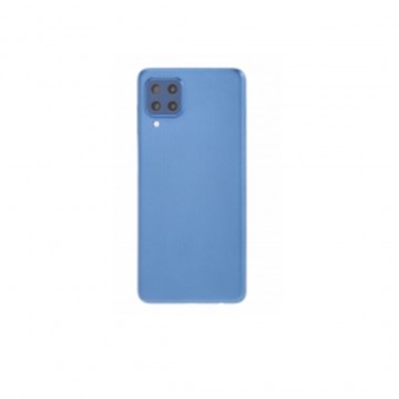Vitre arrière ( Cache batterie) avec lentille+adhésive pour Samsung Galaxy M22 M225 Bleu