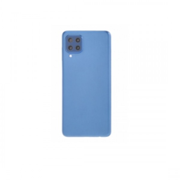 Vitre arrière ( Cache batterie) avec lentille+adhésive pour Samsung Galaxy M22 M225 Bleu