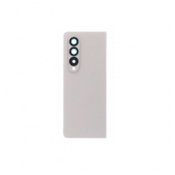 Vitre arrière ( Cache batterie) avec lentille+adhésive pour Samsung Galaxy Z Fold4 F936 Or/Gold OEM