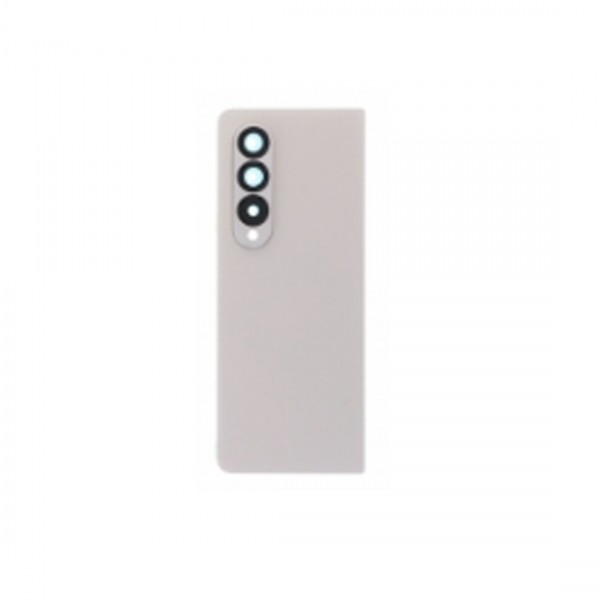 Vitre arrière ( Cache batterie) avec lentille+adhésive pour Samsung Galaxy Z Fold4 F936 Or/Gold OEM