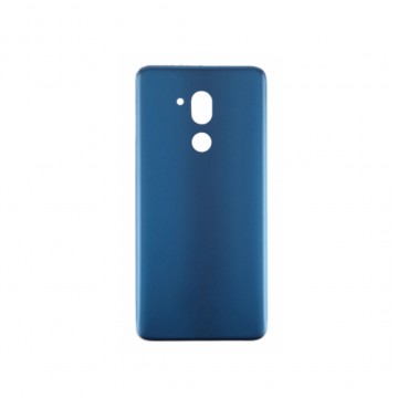 Vitre arrière ( Cache batterie) avec adhésive pour LG G7 One Bleu