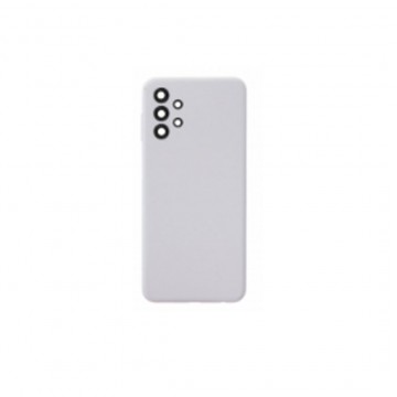 Vitre arrière avec Lentille caméra arrière pour Samsung Galaxy A13 A135 Blanc