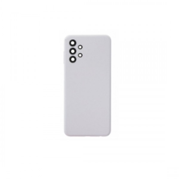 Vitre arrière avec Lentille caméra arrière pour Samsung Galaxy A13 A135 Blanc