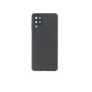 Vitre arrière Samsung Galaxy A12 A12 Nacho A12s A127 Noir avec lentille caméra