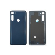 Vitre arrière ( Cache batterie) avec adhésive pour Motorola Moto G8 Power Bleu