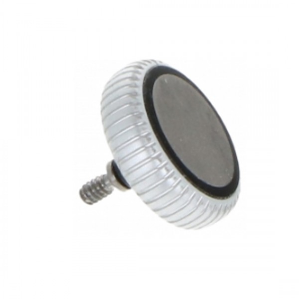 Bouton Home /Molette de réglage pour Apple Watch Series 4 40mm - 4 44mm/Series 5 40mm - 44mm/SE 40mm - 44mm GPS Argent