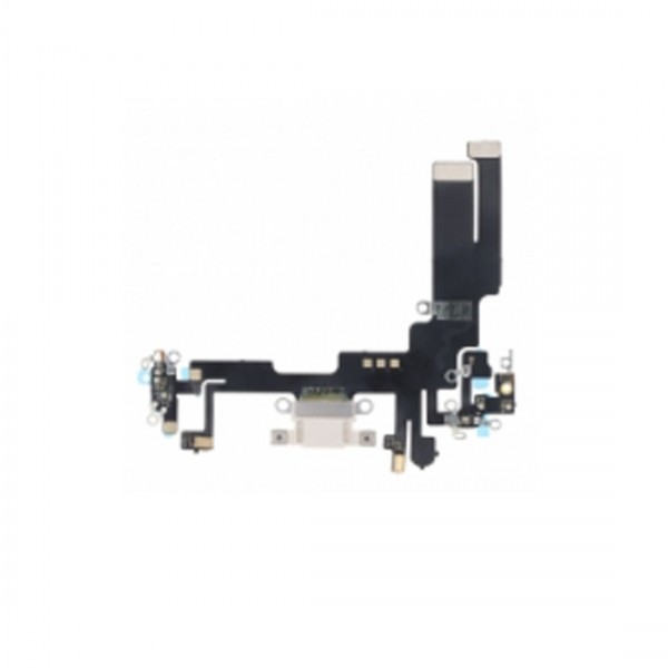 Nappe connecteur de charge pour iPhone 14 Blanc