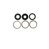 Lentille en verre caméra arrière pour iPhone 13 Pro 6,1"/13 Pro Max 6,7" Or 6pcs in one set