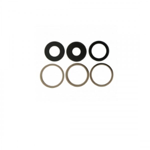 Lentille en verre caméra arrière pour iPhone 13 Pro 6,1"/13 Pro Max 6,7" Or 6pcs in one set
