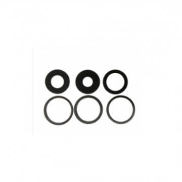 Lentille en verre caméra arrière pour iPhone 13 Pro 6,1"/13 Pro Max 6,7" Black  6pcs in one set