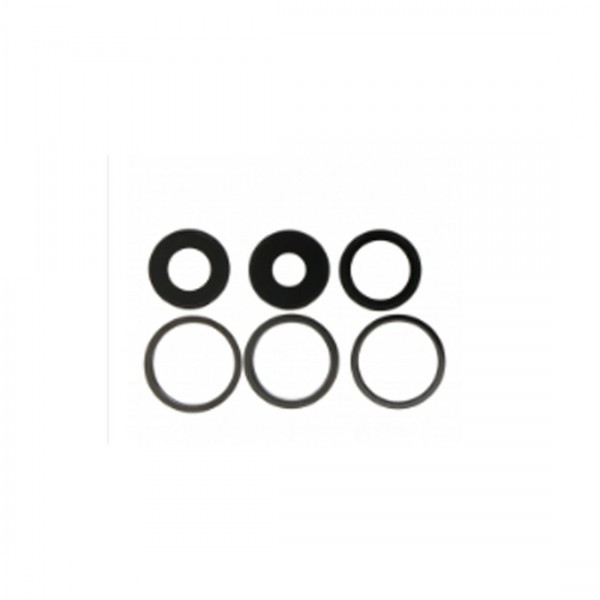 Lentille en verre caméra arrière pour iPhone 13 Pro 6,1"/13 Pro Max 6,7" Black  6pcs in one set