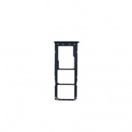 Tiroir double SIM + micro SD pour Samsung Galaxy A21S (A217F) Bleu Prisme