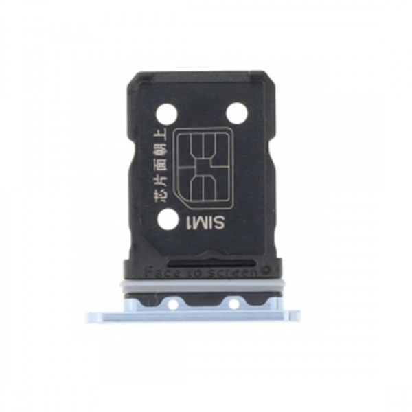 Tiroir carte sim pour Oppo Reno6 Pro 5G MediaTek CPH2249 Double sim Bleu