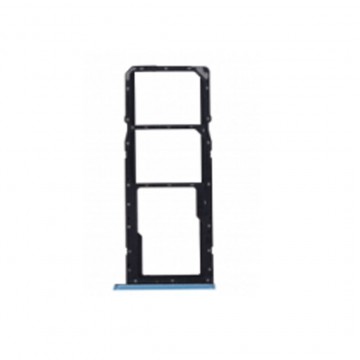 Tiroir carte sim pour Realme C21 RMX3201 Double sim Bleu