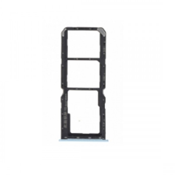Tiroir carte sim pour Realme C21-Y RMX3263 Double sim Bleu