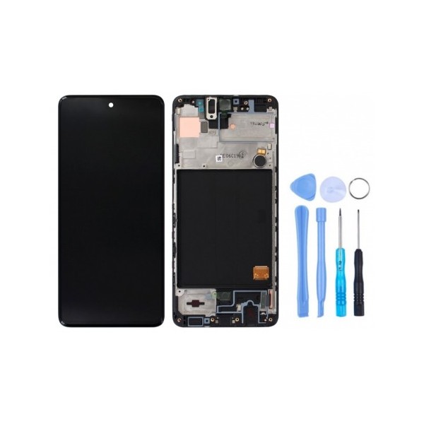 Ecran LCD + Vitre tactile Samsung Galaxy (A515F) / A51 5G (A516N) Noir + outils