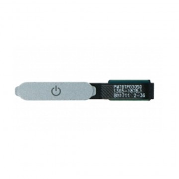 Bouton power & Lecteur d'empreinte (Fingerprint) pour Sony Xperia XA1 Plus/XZ Premium/XZ1/XZ1 Compact Blanc