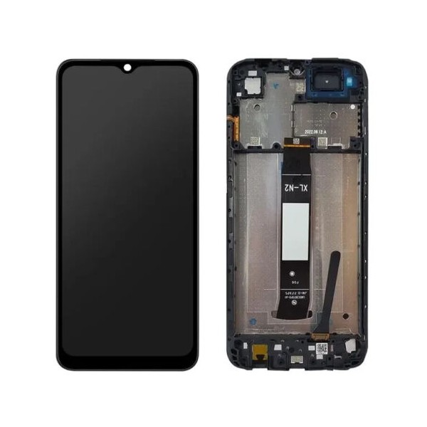 Ecran LCD + Vitre tactile avec châssis pour Xiaomi Redmi A1 Noir + Outils