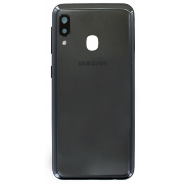 Batterie SAMSUNG A20E (A202F) /BLACK LOGO+ADHÉSIF+CE+VITRE CAMARA - Qualité premium, envoi rapide
