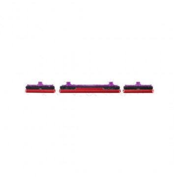Bouton volume + power pour Samsung Galaxy S10 rouge