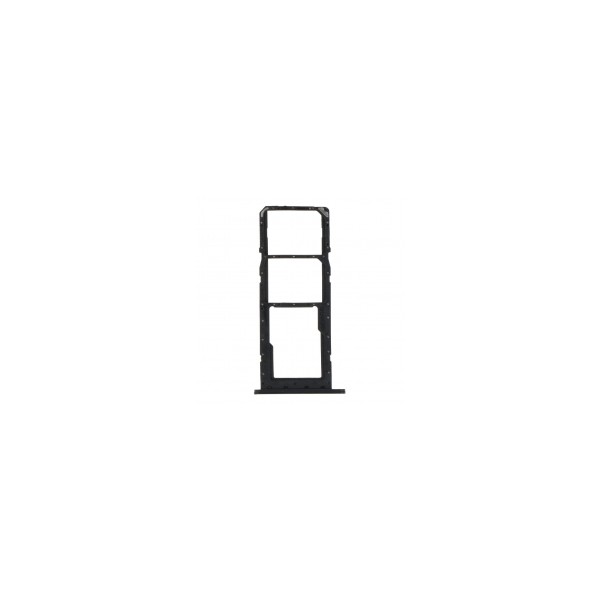 Tiroir de carte sim pour Samsung Galaxy A02s Double sim Noir