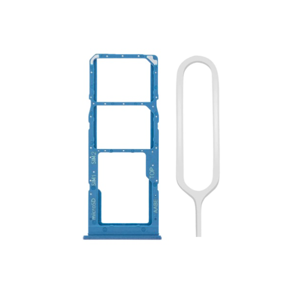 Tiroir sim Samsung Galaxy A02S A03S Double sim Bleu