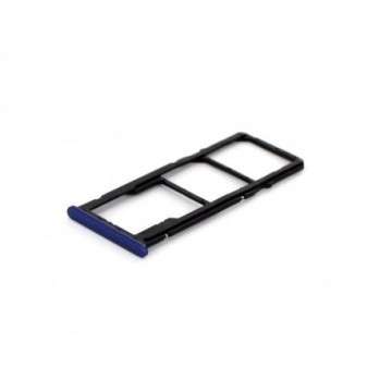 Tiroir SIM Huawei Y7 (2018) Bleu - Envoi gratuit 24h