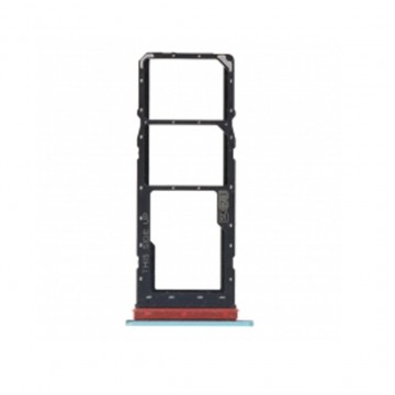 Tiroir carte sim pour Motorola Moto E20 Double Sim Bleu