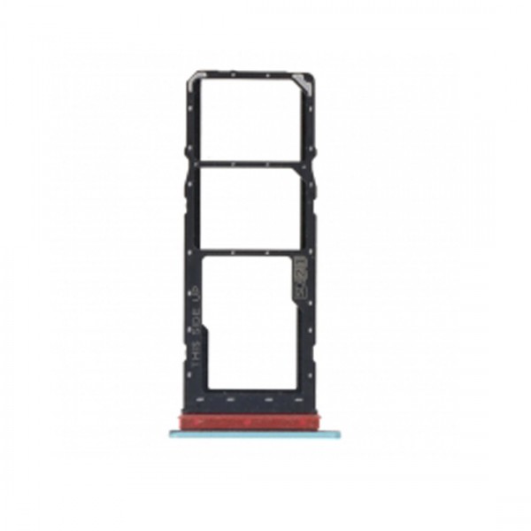 Tiroir carte sim pour Motorola Moto E20 Double Sim Bleu