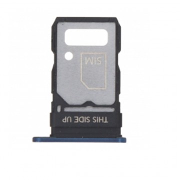 Tiroir SIM Motorola Edge 2021 Single Card Bleu - Envoi gratuit 24h